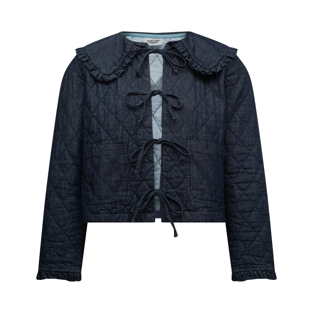 Veste matelassée en denim