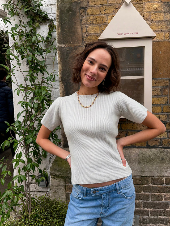 Sofie Gebreide Top - Eendenei