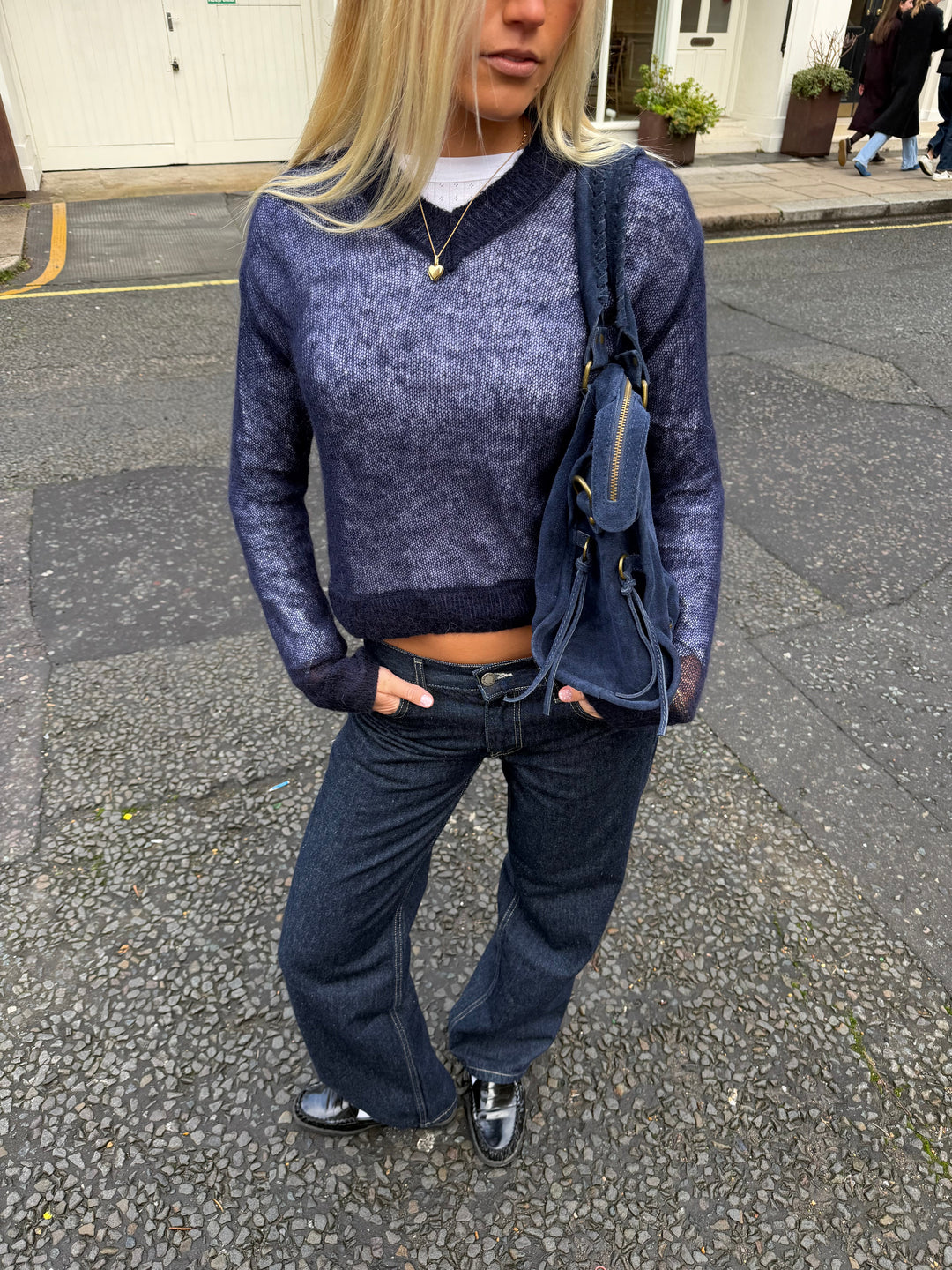 Pull Leni - Marine