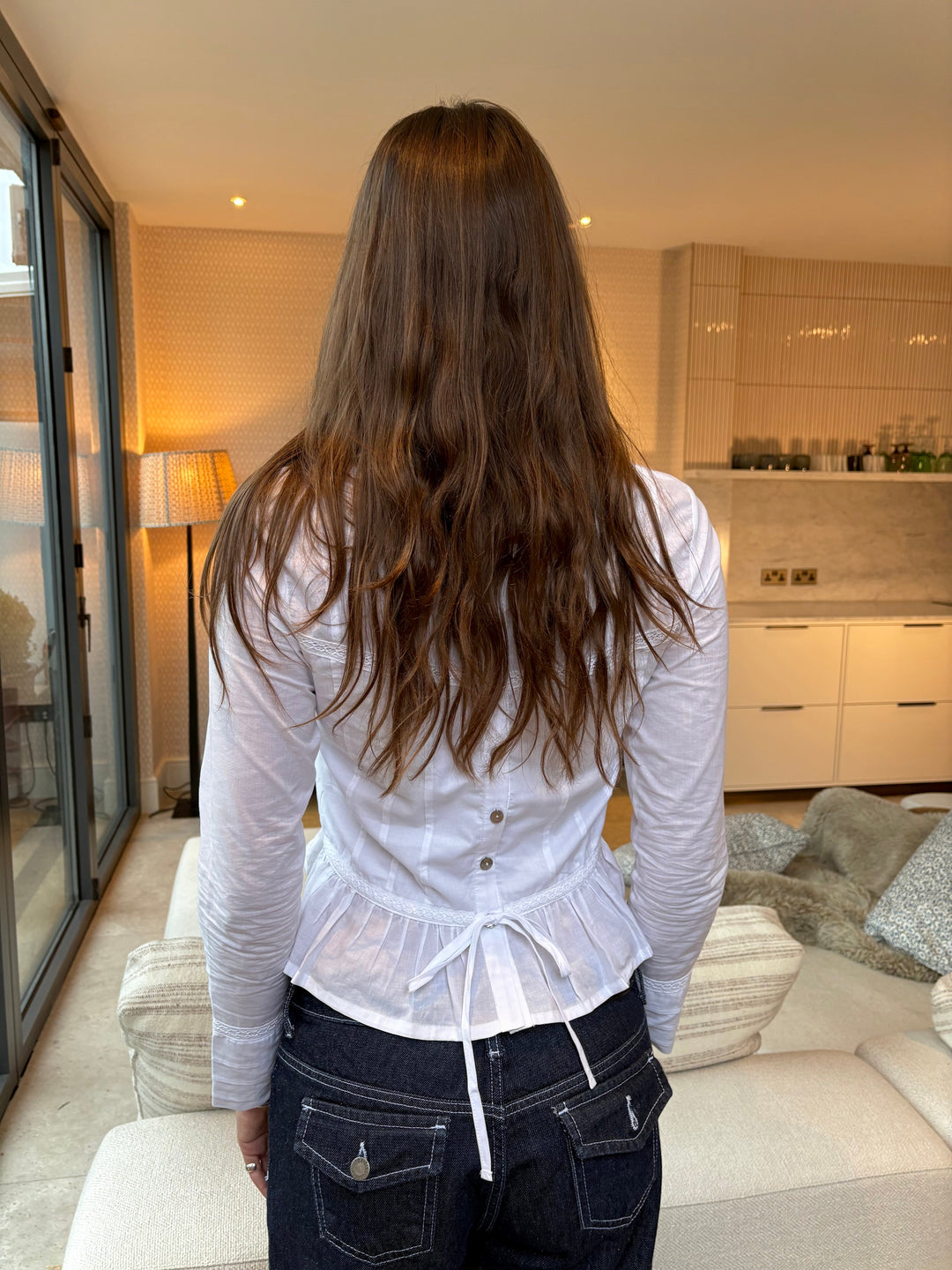 Mina Blouse - White