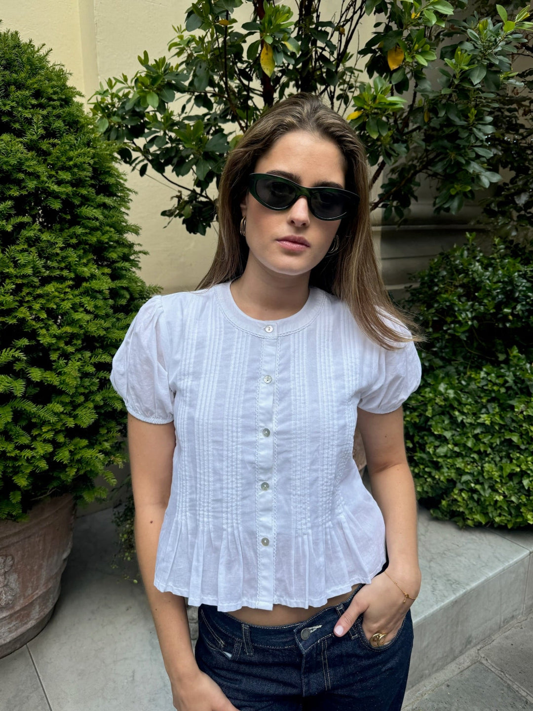 Emma Blouse - White