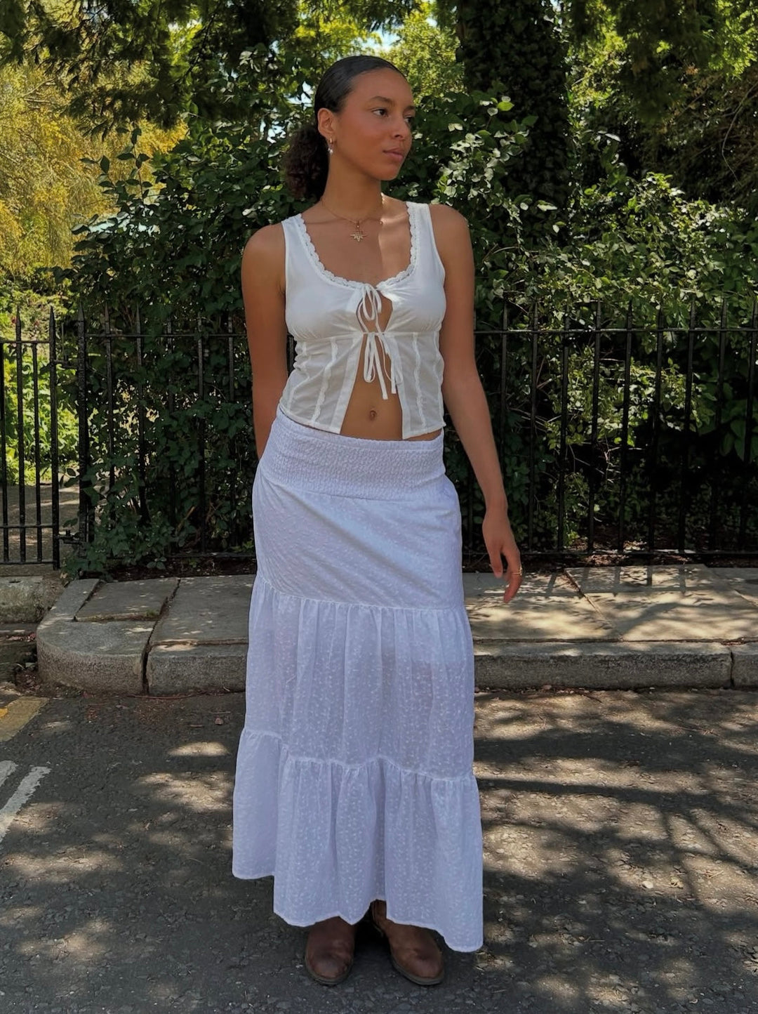 Jupe Maxi - Blanche