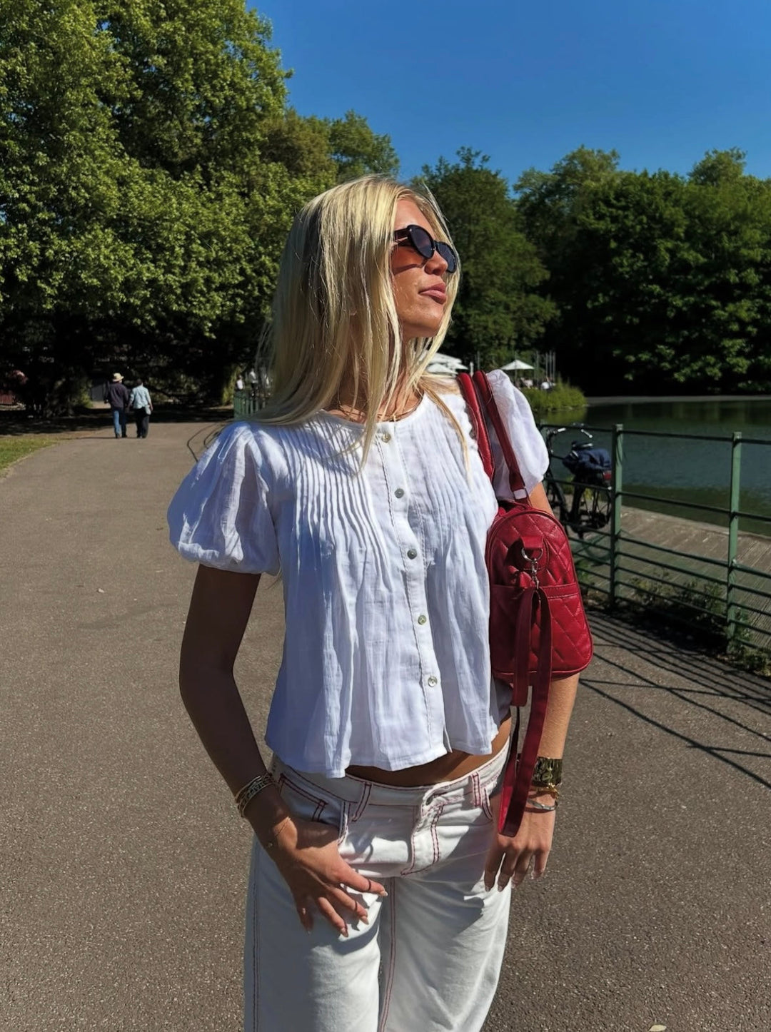 Blouse Poppy - Blanche