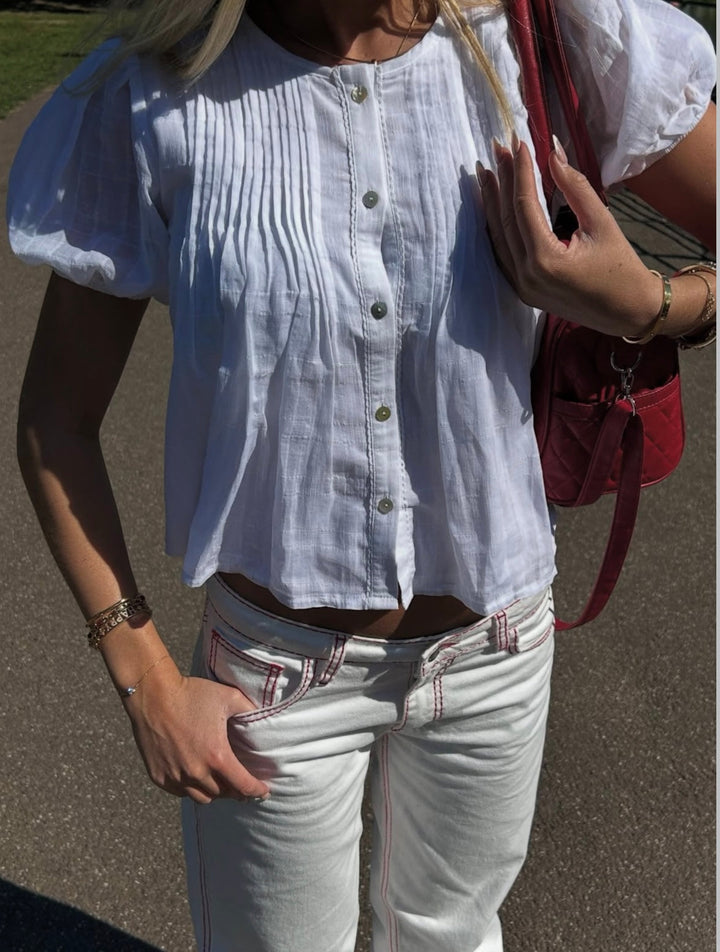 Blouse Poppy - Blanche