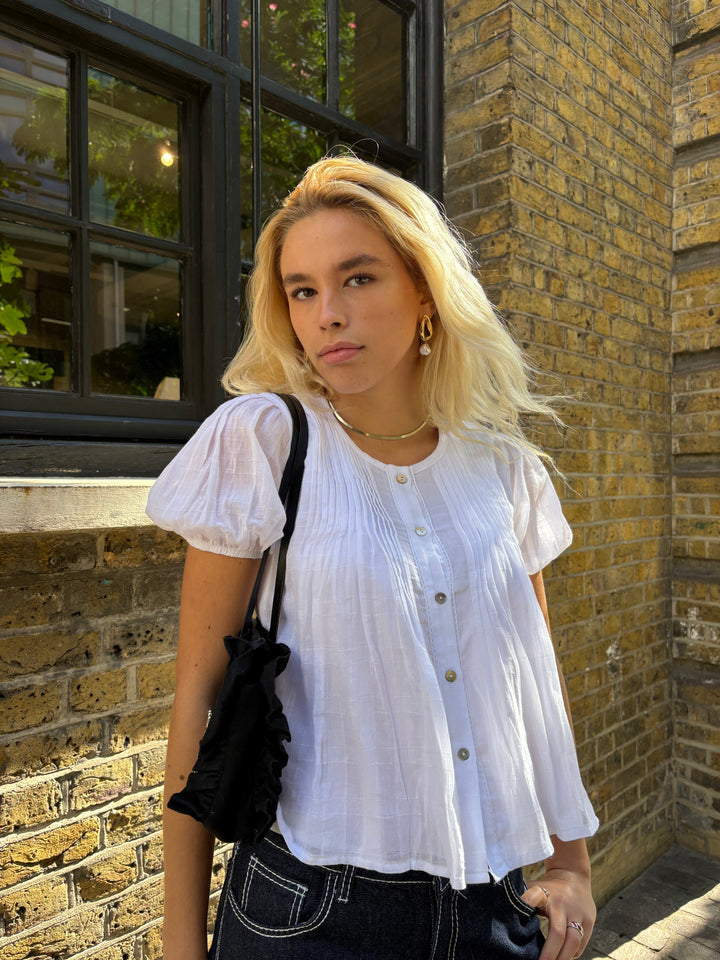 Blouse Poppy - Blanche