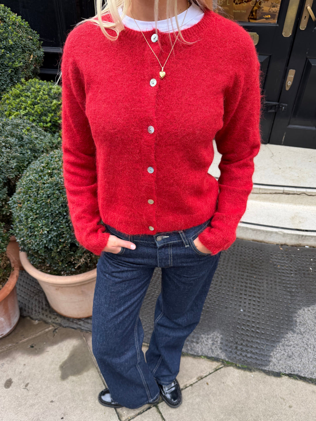 Cardigan Elsa - Rouge