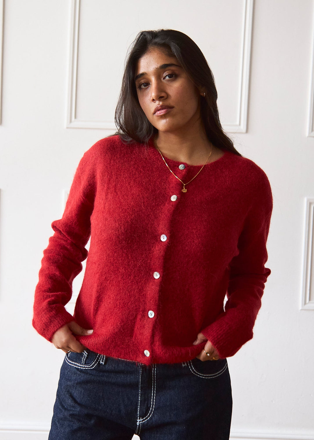 Cardigan Elsa - Rouge