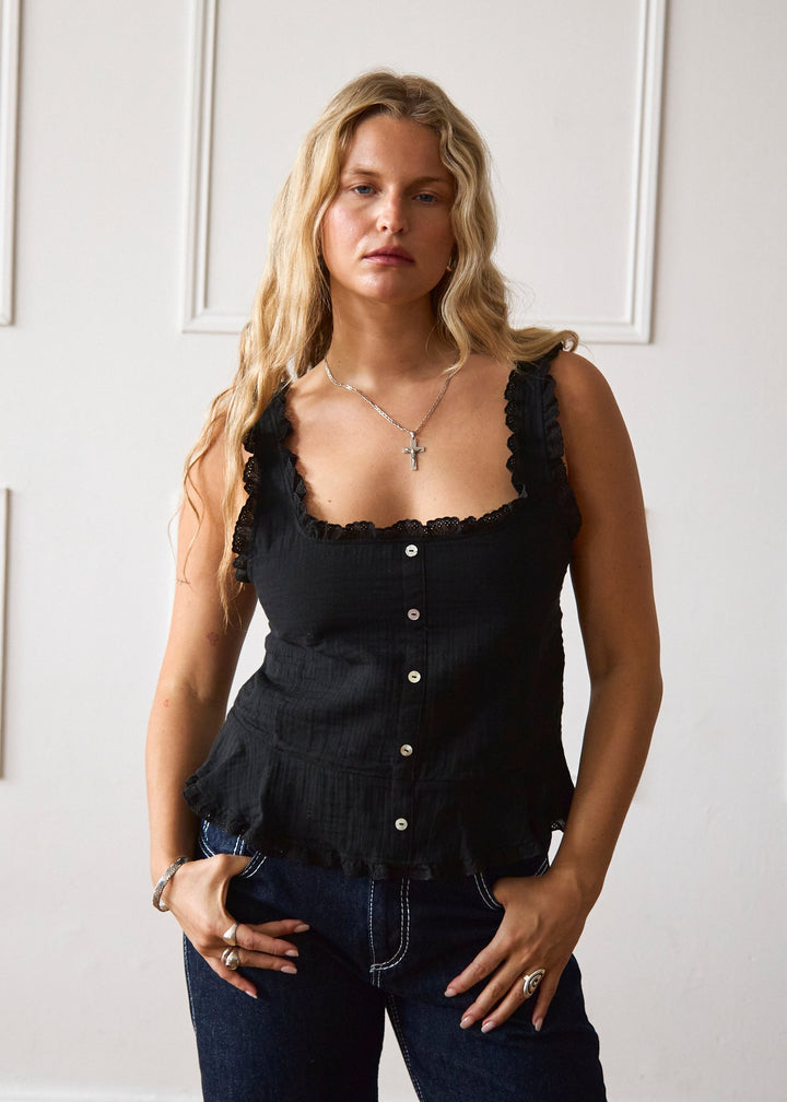 Top Lola - Noir