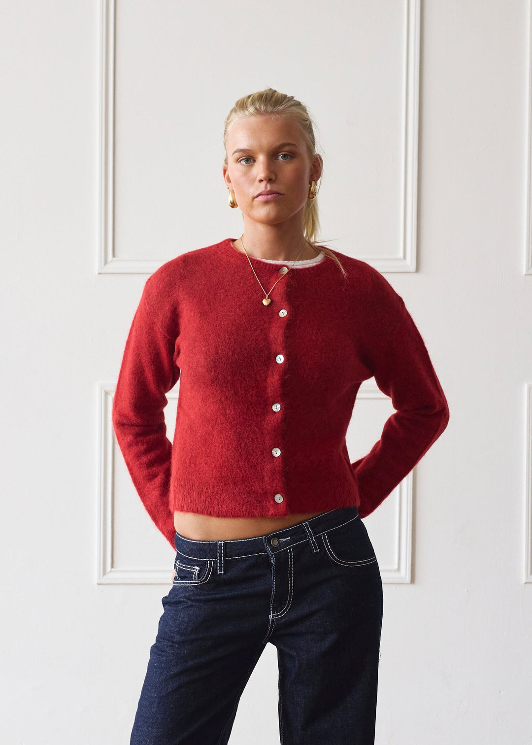 Cardigan Elsa - Rouge