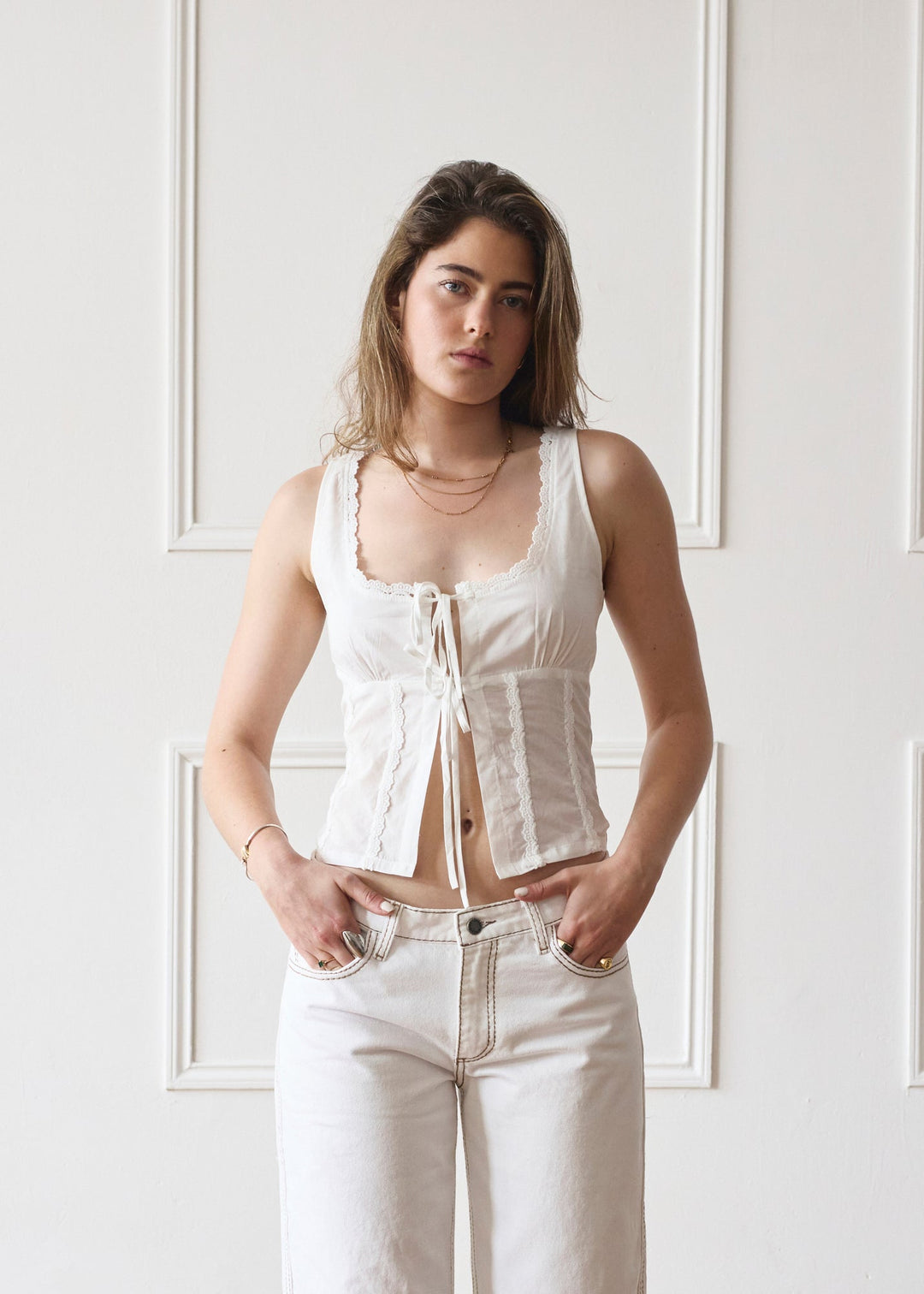 Iris Cami - White