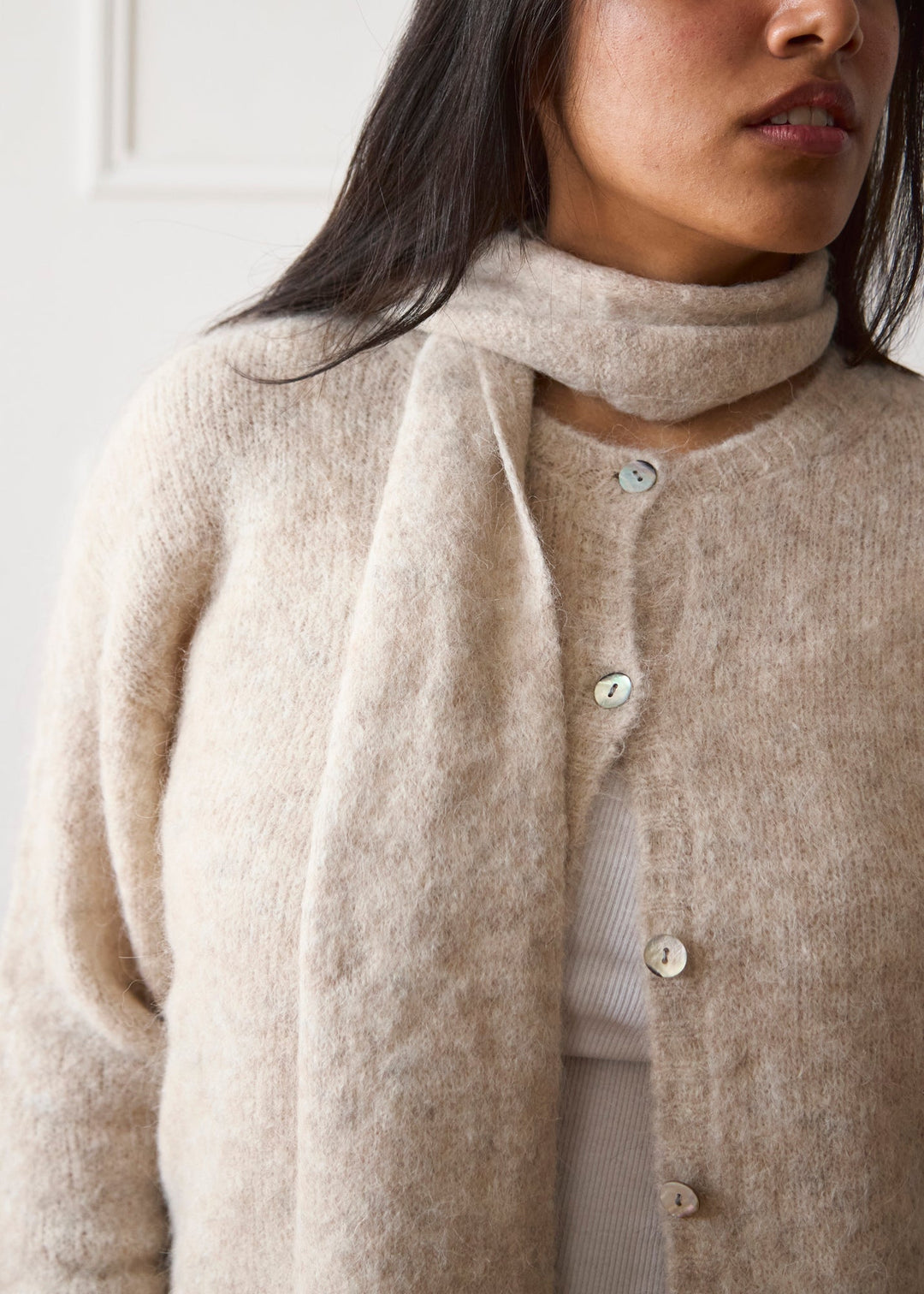 Evie Scarf - Beige