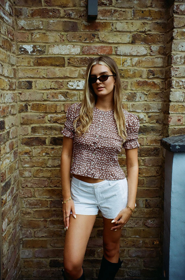 Esme Blouse - Cocoa