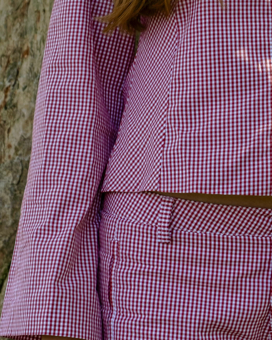 De Polly Jas - Rode Ruit